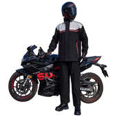 摩托车专用防雨套装 防水防风骑行男女机车雨披全身批发 机车分体式