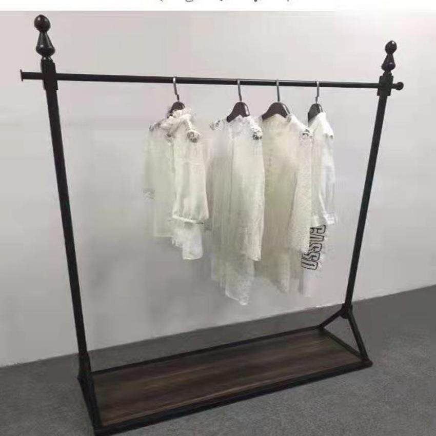 商场服装店服装展示架黑色