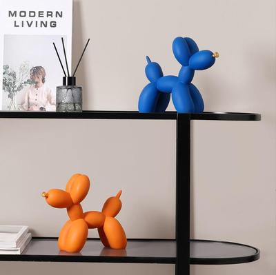 卧室创意网红气球狗桌面摆件可爱少女心小物件女生卡通风简约现代