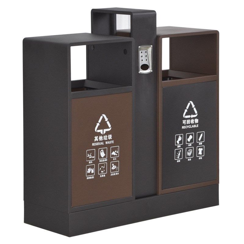 定制环卫垃圾桶多场景户外镀锌板分类垃圾箱大号环卫垃圾收纳桶,商业/办公家具,垃圾筒/烟灰皿/垃圾桶,淘宝优惠券,粉丝福利购,淘宝优惠卷