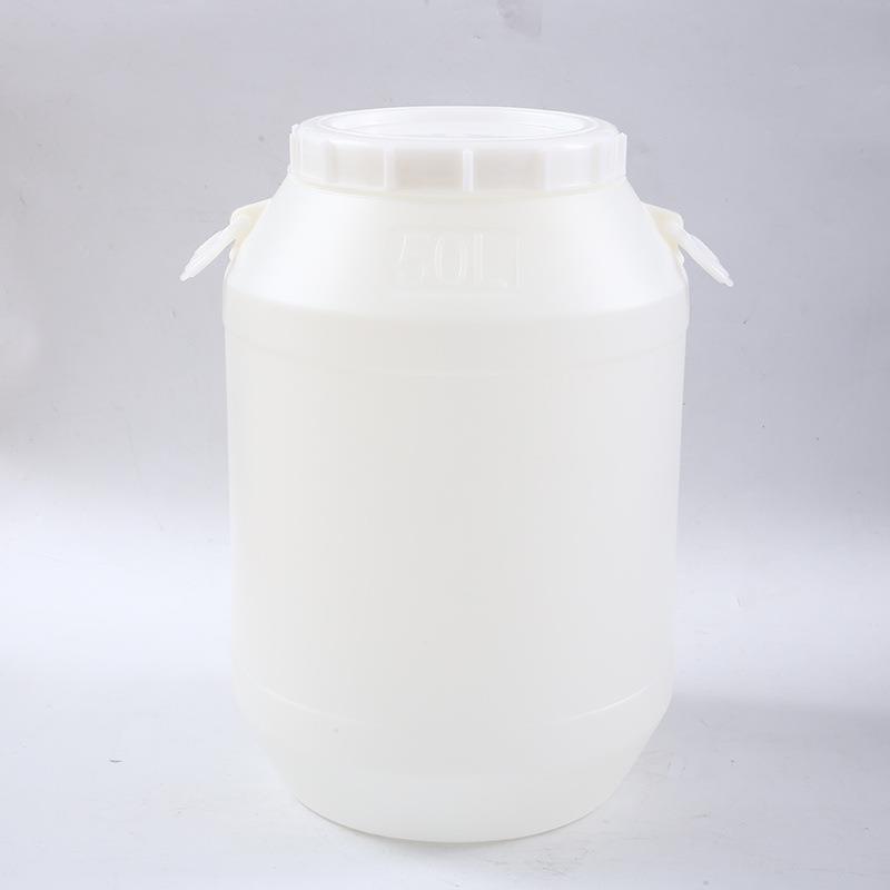 50L公斤塑料桶带盖食品级圆桶化工桶50kg水桶加厚塑料圆塑料桶