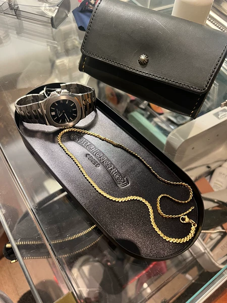 Chrome Hearts Style Oval Leather Tray