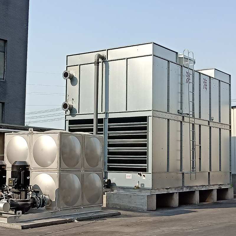 闭式复合流冷却塔不锈钢冷却塔大型工业冷却水塔按需设计制造
