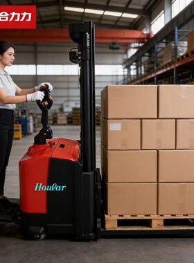 合力CDD14-90全电动堆高车1.4吨米全自行托盘堆垛升降升高叉车