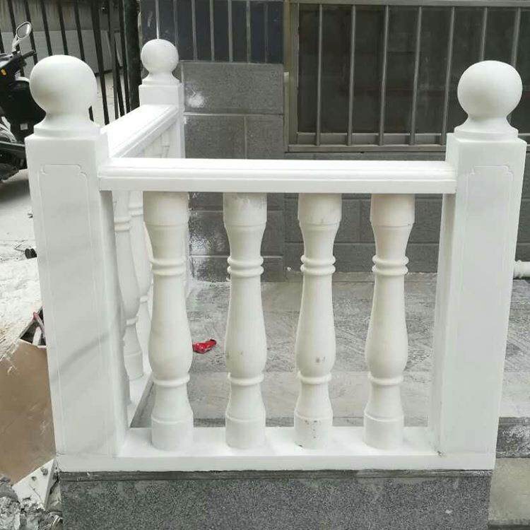 汉白玉栏杆护栏楼梯扶手罗马柱别墅阳台安全大理石花瓶柱石栏杆
