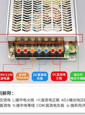 M直ibb工业LED灯o变压器流开关电源24VMPWS-50W100150W350W1S