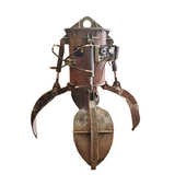 抓斗厂家电动马达梅花抓垃圾抓斗液压贝壳单绳多绳行车起重机抓斗