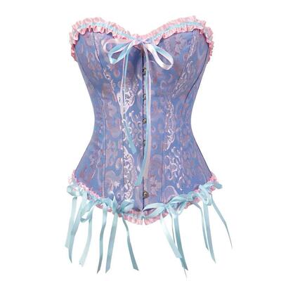 Vintage Corset Top Gothic Corsets Steampunk Bustier Lace Up