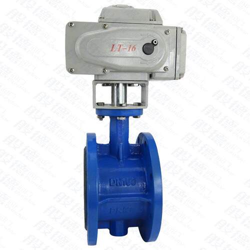 电动蝶阀 D94X-10/1软密封 球墨蝶1铸铁电动法兰阀双向密封dn6100