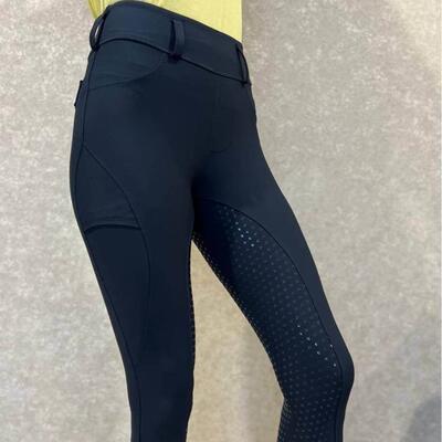 Full seat silicone equestrian pants anti pilling outdoor rid