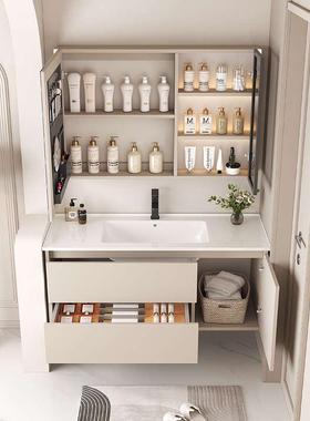 IL定 制陶瓷一体盆浴室柜组合75cm85厘米95公分105/116CM洗漱脸台