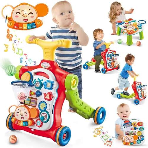 Baby Walker 5 in 1 Sit-to-Stand Learning Scooter Balance Bik