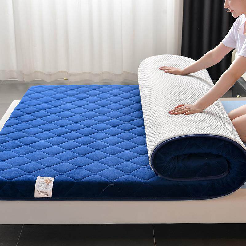 床垫软垫加厚暖榻榻米学宿海绵垫生被单双人1.5保m舍1cdrky01.8米