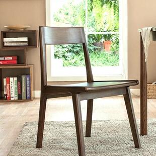 简约北欧纯实木橡木餐椅现代家具全实木椅子餐厅椅子办公椅书桌椅