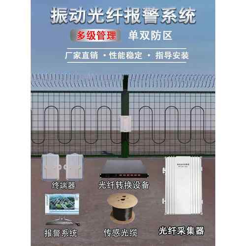 振动光纤振动光缆周界入侵报警主机系统震动光缆震动光纤探测器