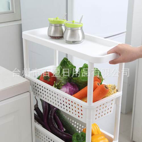 房厂家现货塑料物架厨收纳架缝置家居收纳夹7010置物架