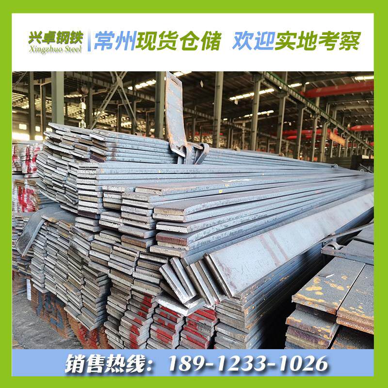 钢条扁铁条扁钢方钢条铁片长条冷拉扁钢冲孔带孔接地40*4镀锌扁铁
