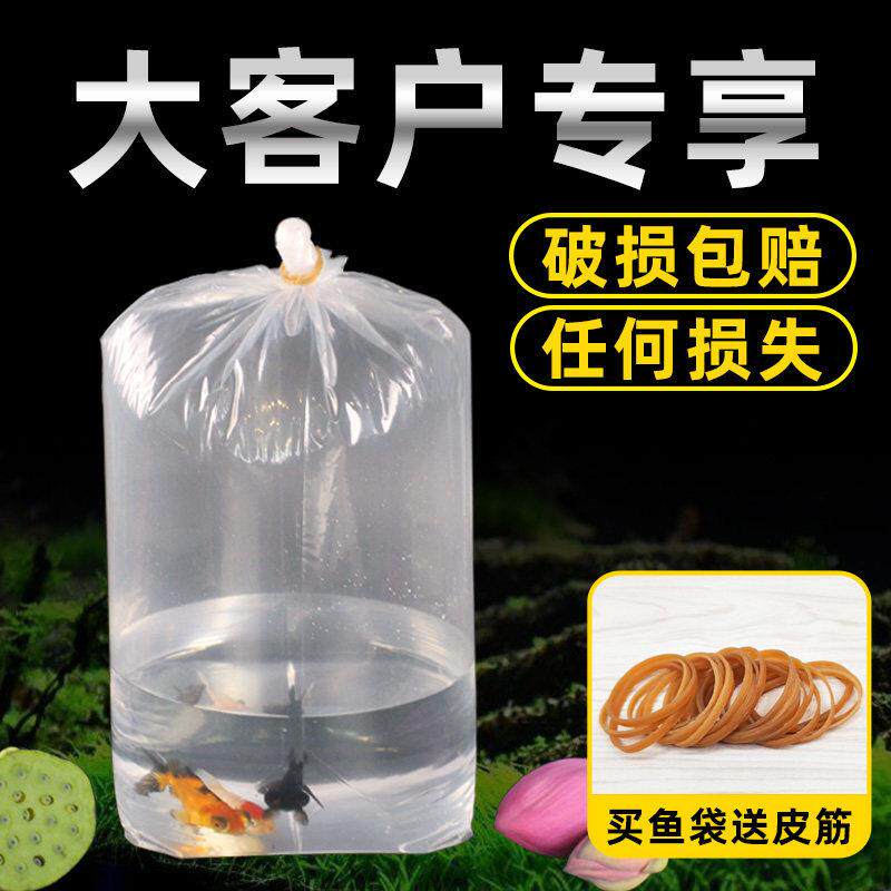 大客户专享四角方底氧气袋加厚水族观赏鱼打包袋子快递运输塑料
