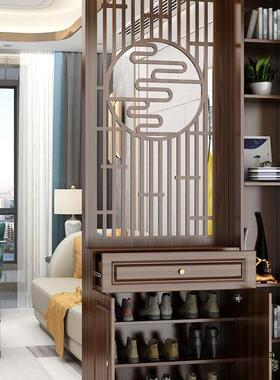 新中式风入户遮挡饰玄关柜屏办室公家用客厅卧F966M7T6现代简约装