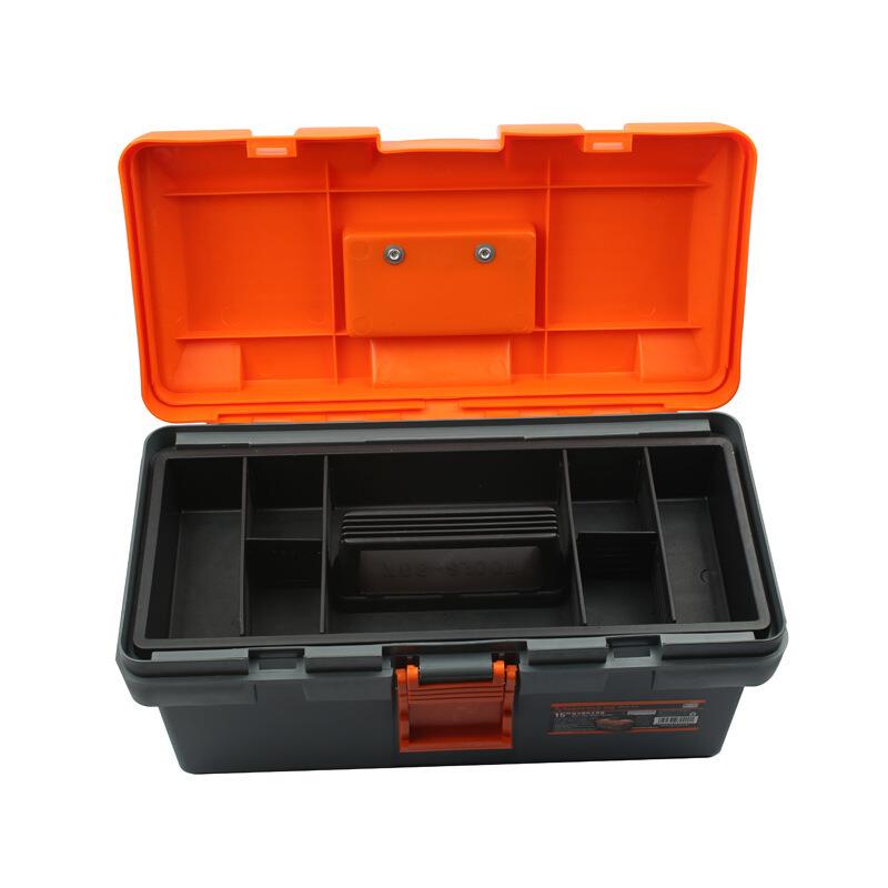 钢盾S024004 15寸塑料工具箱 大号多功能家用电工工具盒车载收纳