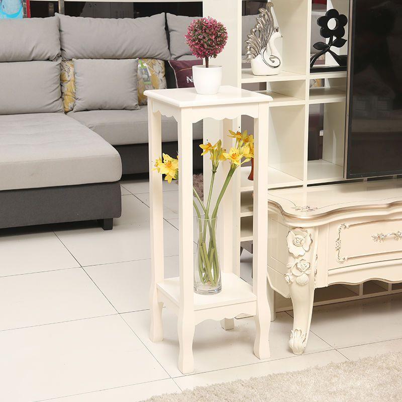 欧式实木花架客厅多层盆架TXY花室内阳台兰绿木萝架吊落地质花架