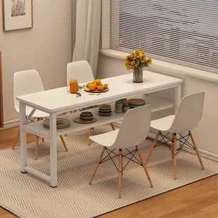 餐桌出房用快餐窄桌奶茶店桌A068 01子餐店饮商用谈桌椅组合租饭