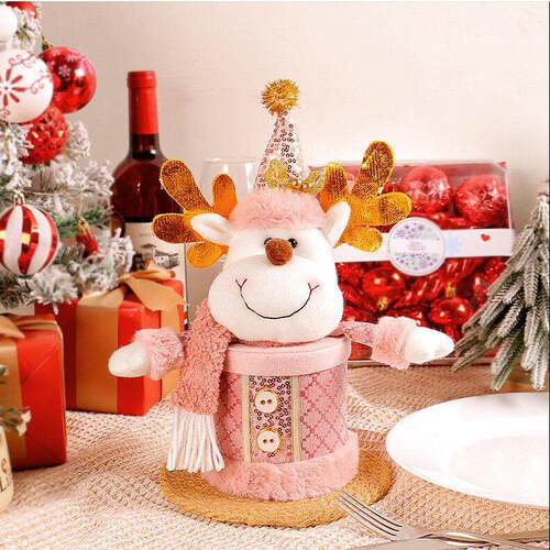 Christmas candy jar, Christmas Eve box, gift, double bag