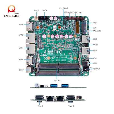 派勤Ultra7 255H工控主板迷你AI工作站本地部署深度学习训练主机