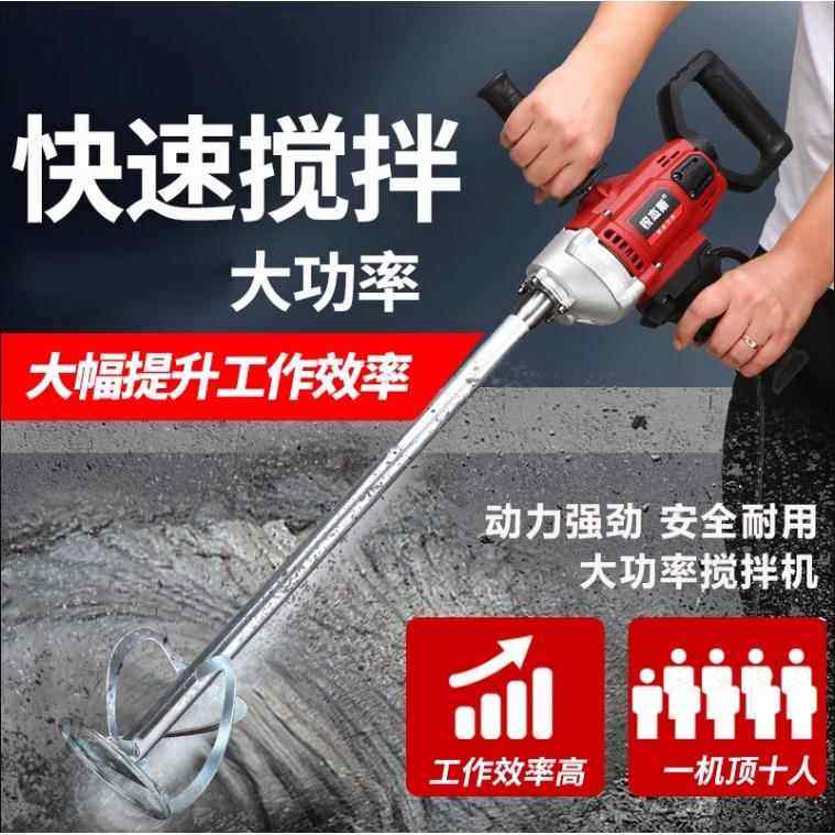 双纹功率钻款搅拌机飞机钻腻子螺老粉水泥砂大浆胶泥打水46灰搅灰