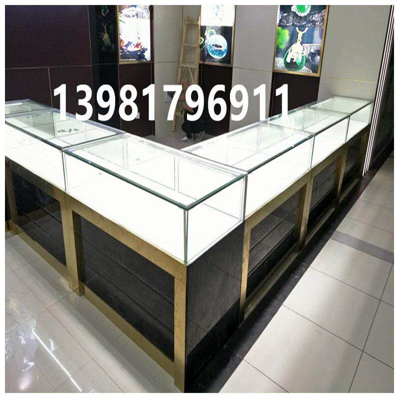 珠宝展柜银饰柜台玉器博物馆展示柜饰品柜首饰装修设计展示柜黄金