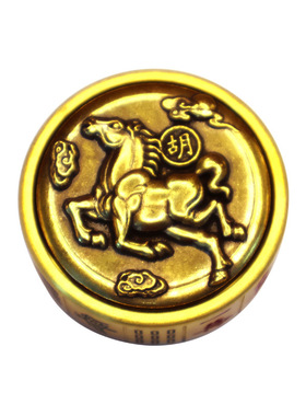 黄铜六面转手转运转转装饰摆件