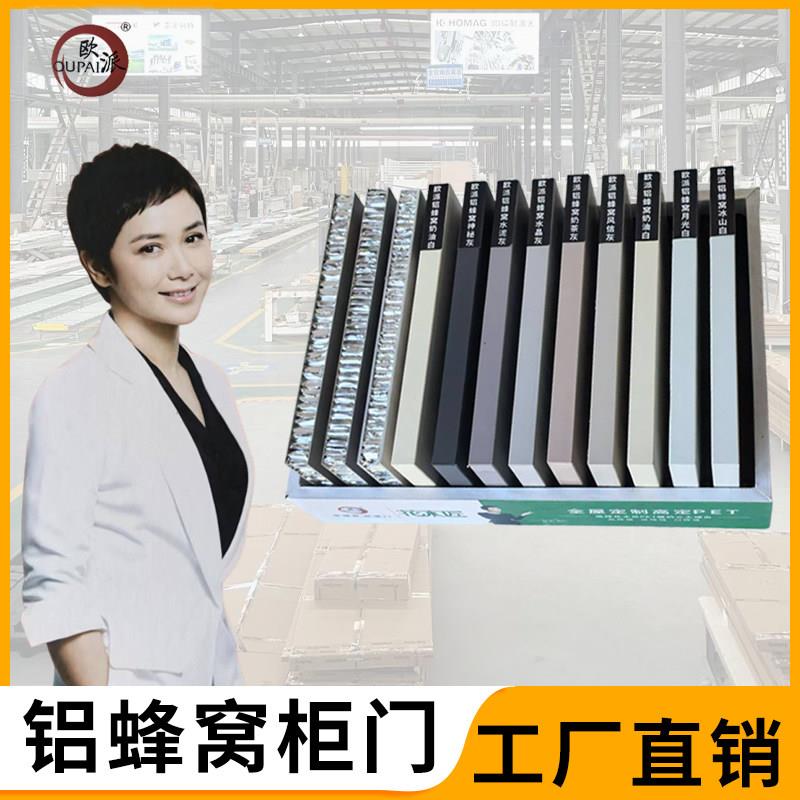 铝蜂窝板柜门定制PET衣柜折叠推拉门定做带框灶台厨房橱柜门自装图片