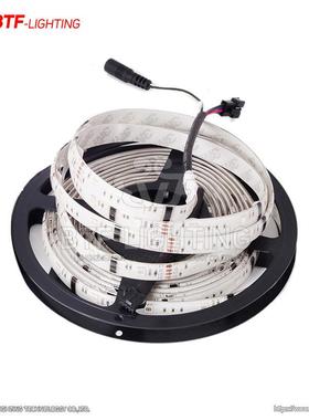 LED全彩LPD6803灯带12VRGB流星跑马30灯5050贴片可编程幻彩软灯条