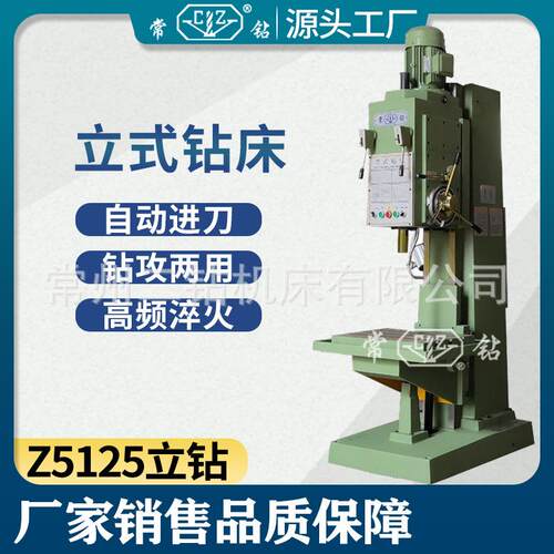 Z5125A立式钻床工业级立钻重型方柱式立式钻床厂家直供Z5125钻床