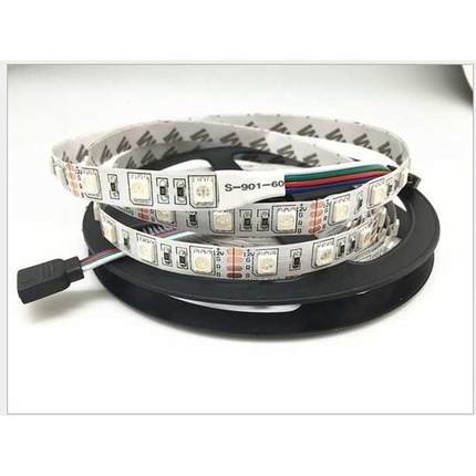 爆款 5050Led柔性带灯12V5M300led+44键RGB灯条遥控器电源适配器