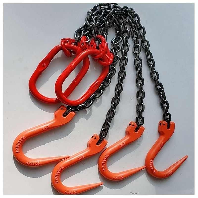 起重链条吊索具钢管钩宽嘴钩吊钩尖挂钩吊具起重模具吊装吊链吊组