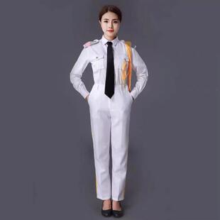 高档男女礼鼓服夏旗班演升旗手文团军乐队服装舞出服打制工服长袖