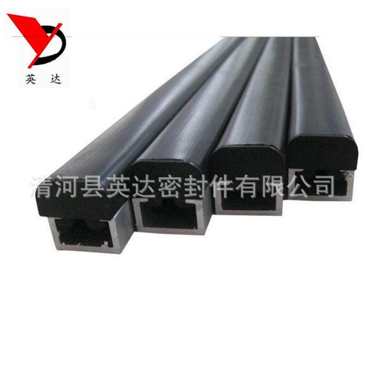 机械设备边缘安全触边橡胶防撞条接触带导电触碰开关搬运小车压条