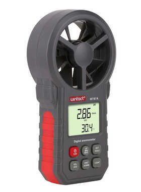 手持汇wt87a用于blcd测天益数字温度和风速风速仪风速计风量背光&