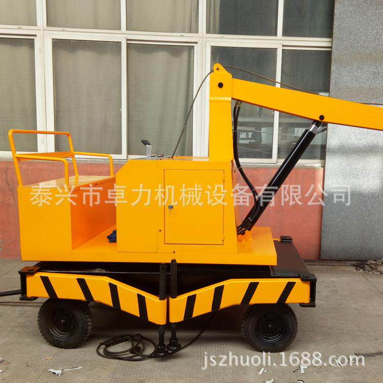 小吨位全电动吊车，电动行走，电动升降，旋转式液压吊车