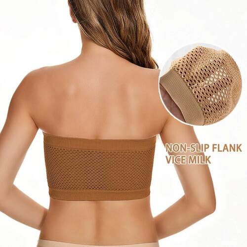 Large Size Women Strapless Bralette Non-Padded Tube Top Bra