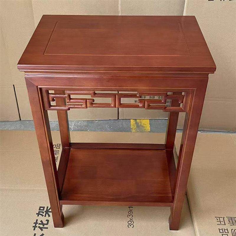 实木花架盆景架桌子茶几边几鱼缸架摆件桌工艺礼品摆饰奇石茶桌中