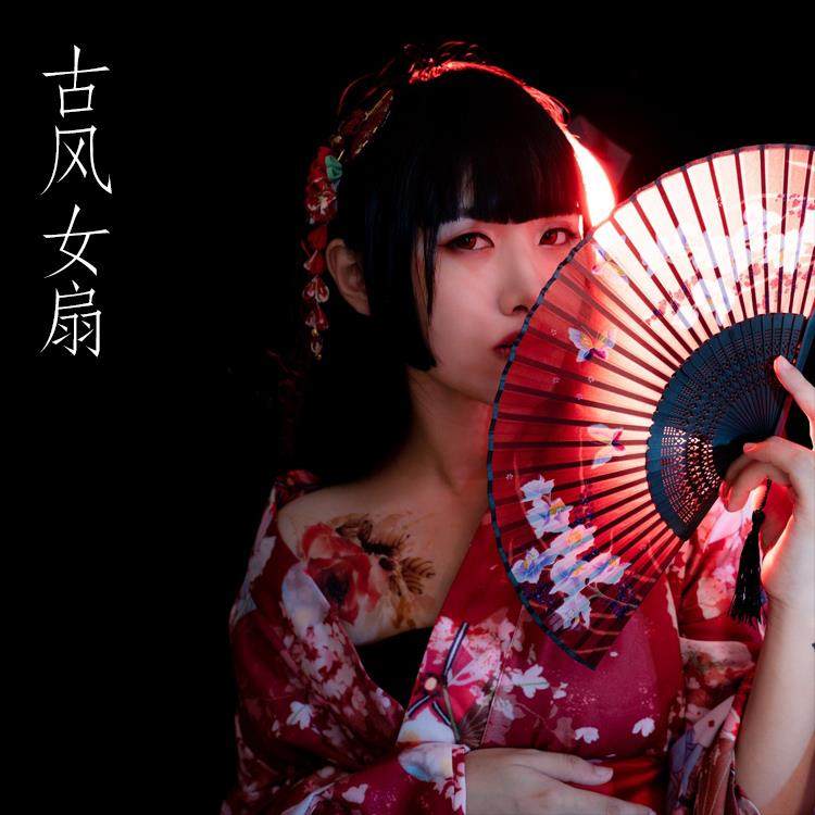 红色女扇高档精品绫绢舞蹈扇子女式折扇粉色中国风礼品古典小绢扇,居家日用,扇子,淘宝优惠券,粉丝福利购,淘宝优惠卷