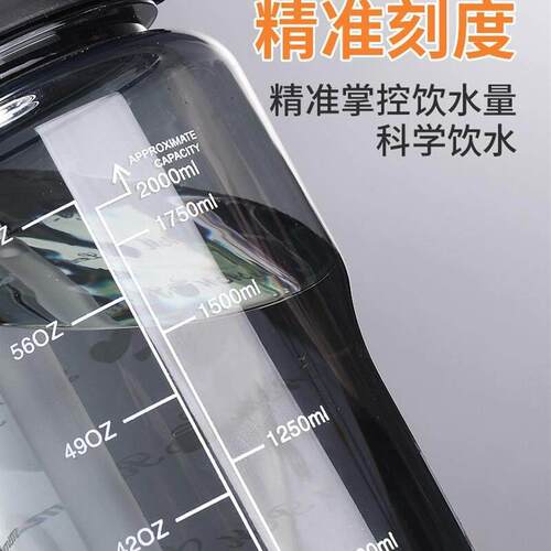 1000ML Tritan Outdoor water bottle Sports cup Gym shake cup
