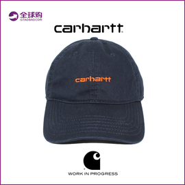 carhartt卡哈特帽子软顶小刺绣鸭舌帽防晒棒球帽户外情侣遮阳帽