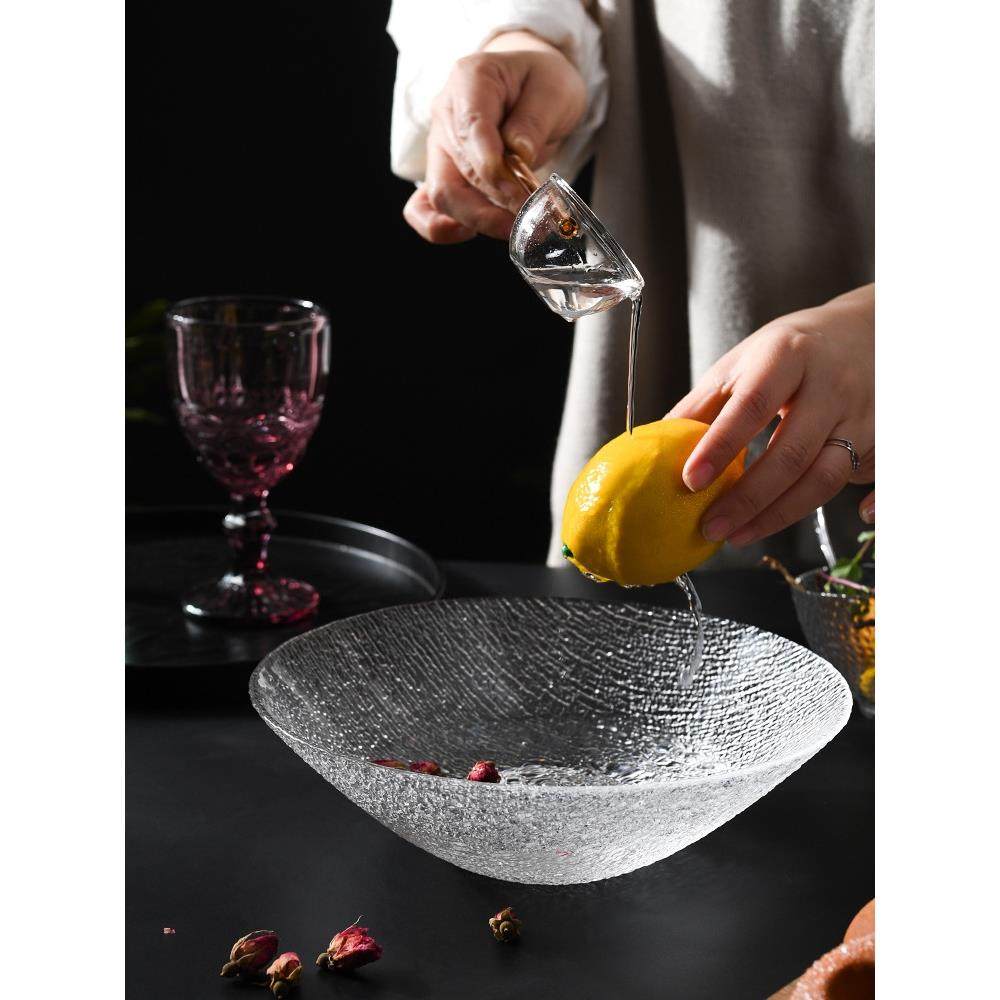 北欧水果盘冷菜盘碗料理沙拉碗果盆茶几摆件斗笠果斗高颜值玻璃盘,餐饮具,果盆/果盘/果篮,淘宝优惠券,粉丝福利购,淘宝优惠卷