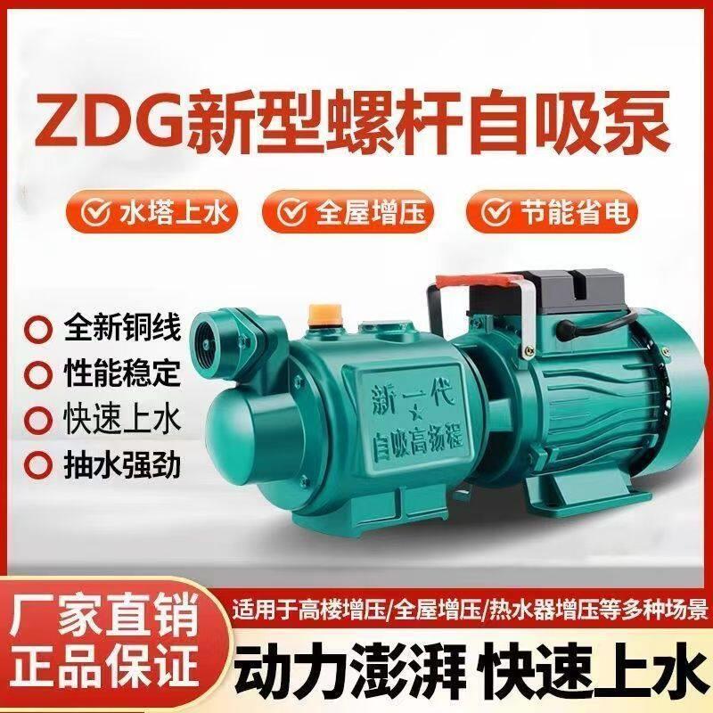 家用220V高扬程抽水机 不锈钢自吸增压泵 电动螺杆水泵