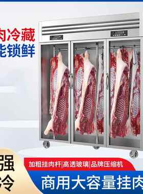 挂肉柜子商用冷藏鲜肉柜猪肉牛羊肉保鲜立式展示柜冰柜保鲜柜