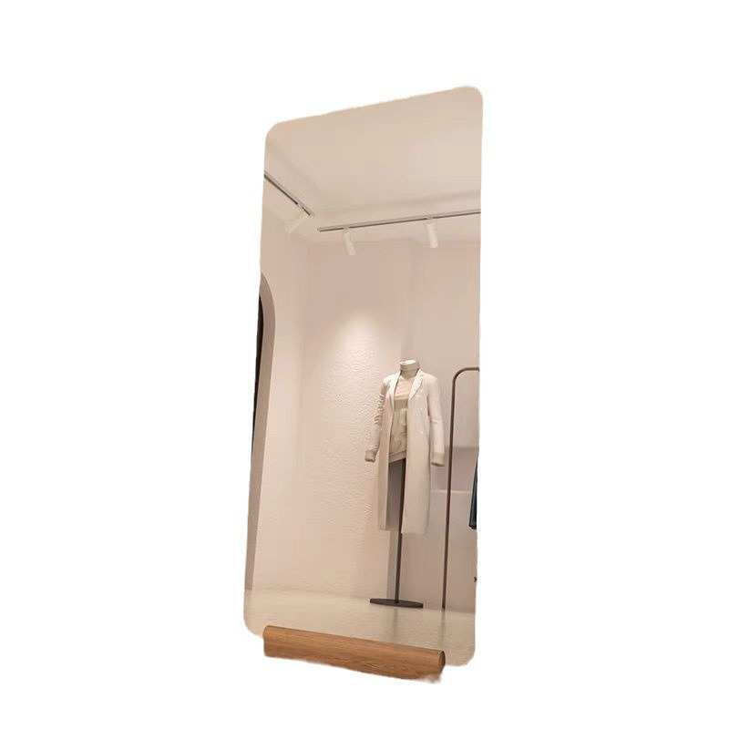 全身镜带灯落地式镜子家用服装店试衣镜带底座显瘦镜子发光穿衣镜