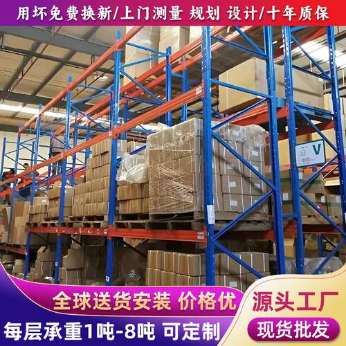 重型货架定制库房托盘式货架承重货架位加厚横梁式仓库货架